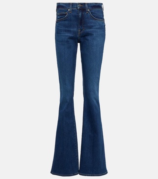 Beverly high-rise flared jeans