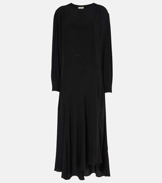 Hanane ruffled silk maxi dress