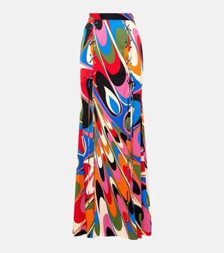 Onde maxi skirt