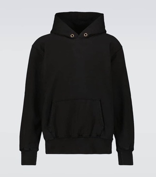 Hooded cotton sweatshirt