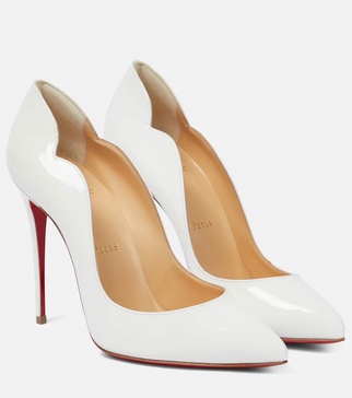 Hot Chick 100 patent-leather courts