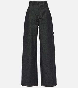 Centro high-rise wide-leg jeans 