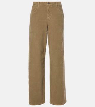 Eglitta cotton corduroy wide-leg pants