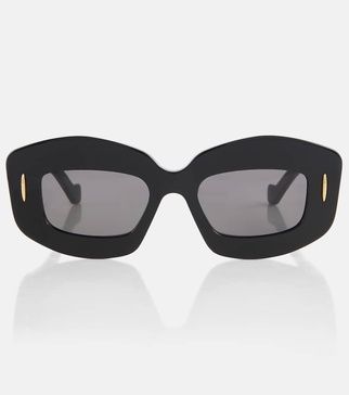 Screen rectangular sunglasses