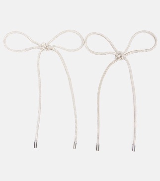 Ava set of 2 bow-detail bobby pins