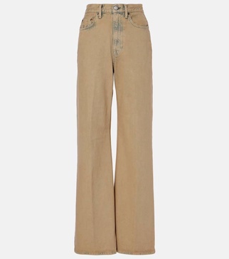 2022F high-rise wide-leg jeans