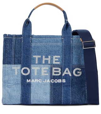 The Denim Medium canvas tote bag