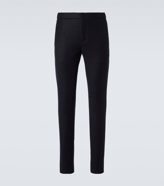 Leisure City wool and cashmere slim pants