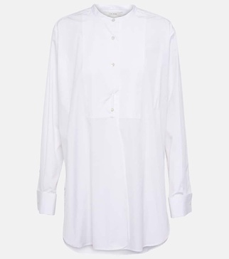 Amalia oversized cotton poplin shirt