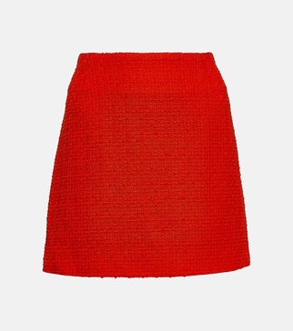 Coci wool-blend miniskirt