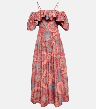 Izra paisley maxi dress