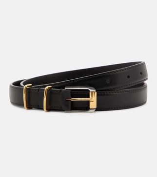 Leather belt