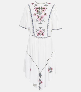 Sinezia embroidered midi dress