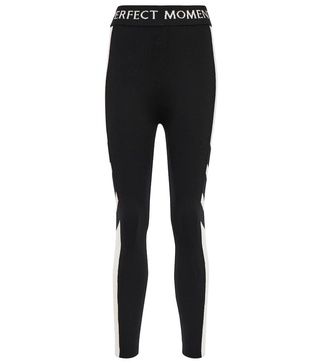 Mania logo wool-blend leggings