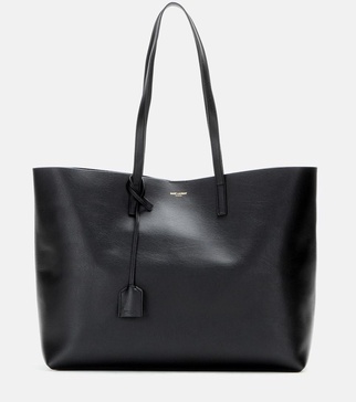 Saint Laurent leather shopping bag