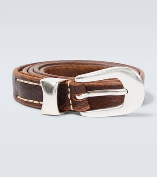 Leather belt