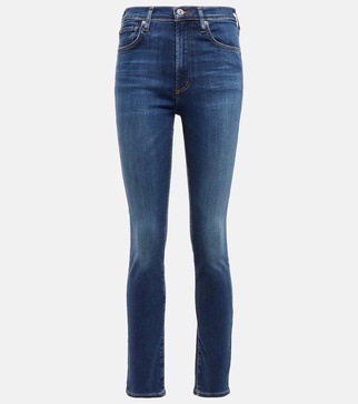 Olivia high-rise slim jeans