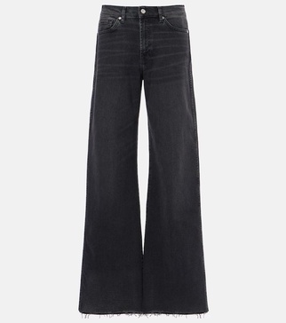 Lotta high-rise wide-leg jeans