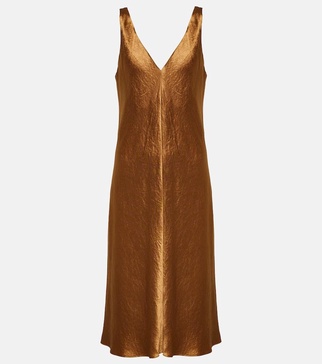 Satin slip dress