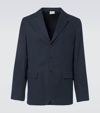 Cotton-blend blazer