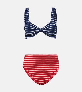 Judy striped bikini