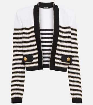 Striped cardigan