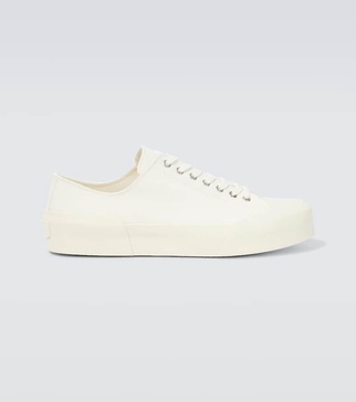 Cotton canvas sneakers