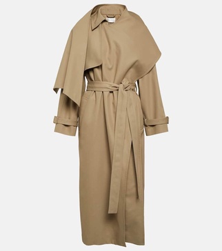 Hellen cotton-blend trench coat