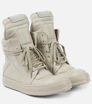 Geobasket leather high-top sneakers