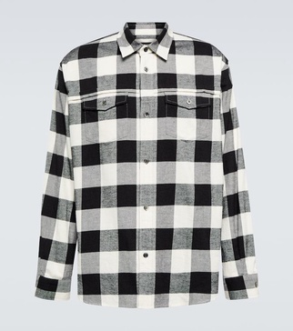 Checked cotton shirt