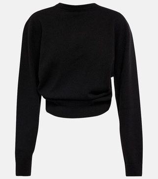 Laris gathered cashmere sweater