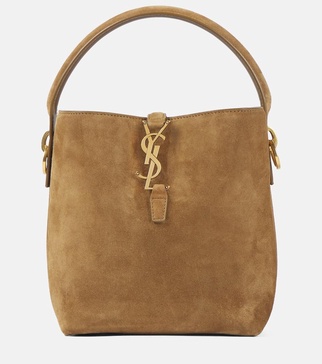 Le 37 Small suede bucket bag