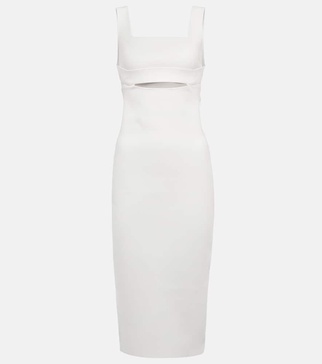 VB Body cutout knit midi dress