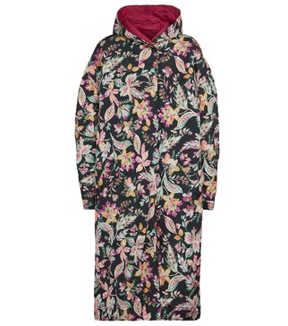 Dean reversible floral raincoat