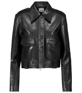 Cordelia leather crop jacket