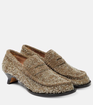 Terra 40 suede loafer pumps