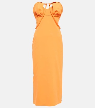 La Robe Bikini cotton-blend midi dress