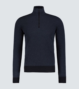 Mezzocollo Roadster cashmere sweater