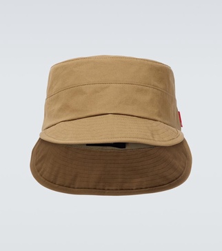 Cotton-blend bucket hat