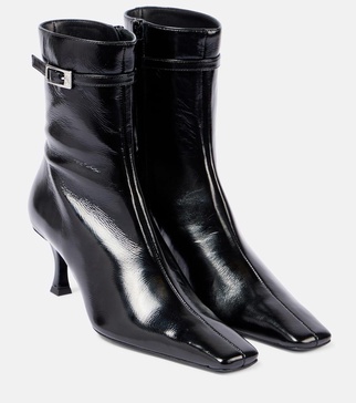 60 leather ankle boots