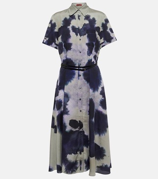 Kiera printed midi dress