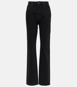 Danielle high-rise straight jeans