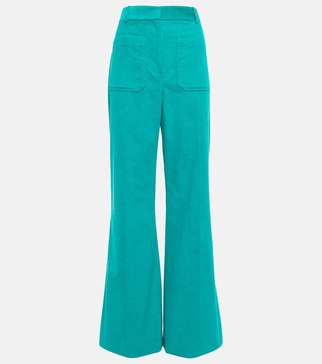 Alina corduroy wide-leg pants