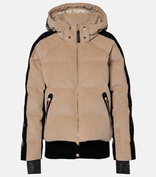 Corduroy ski jacket