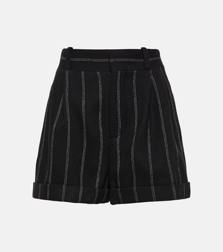 Kudebi pinstripe wool shorts 