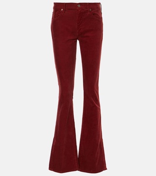 Mid-rise bootcut jeans