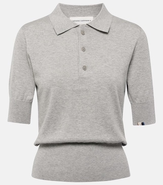 Park cotton and cashmere polo shirt