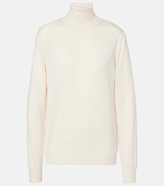 Heva wool jersey turtleneck sweater