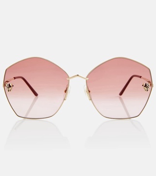 Panthère de Cartier oversized sunglasses