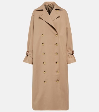 Signature cotton-blend trench coat